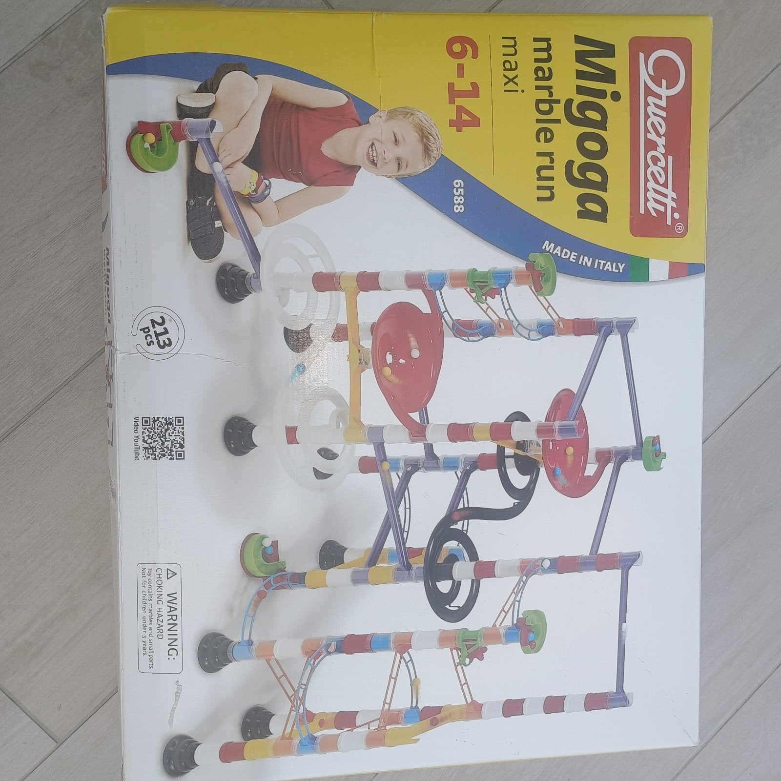 Quercetti marble run maxi, Ophalen, Zo goed als nieuw, Onderdelen