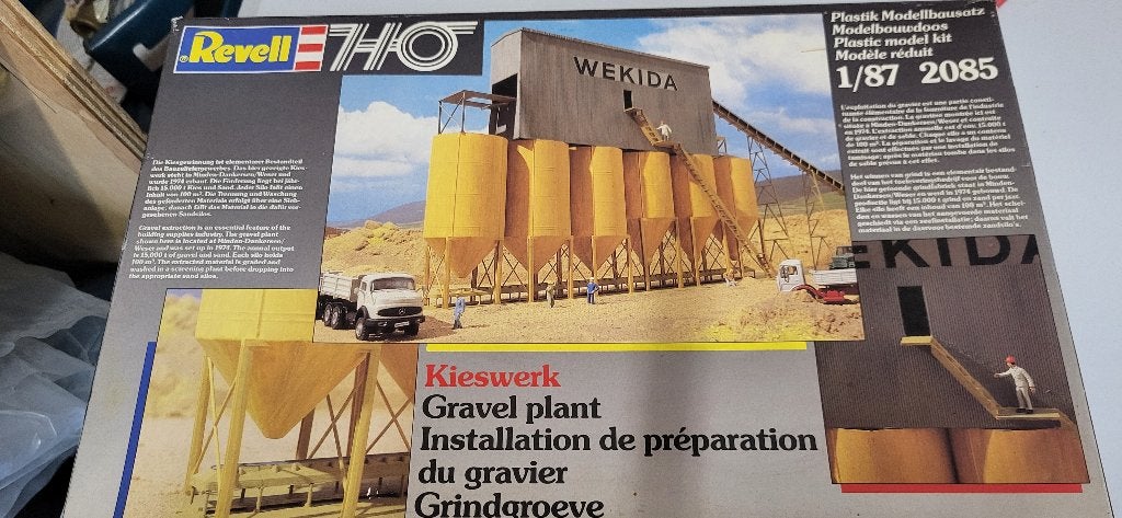 revell H0 supermooie grindgroeve in ovp, Ophalen, Zo goed als nieuw, Brug, Tunnel of Gebouw