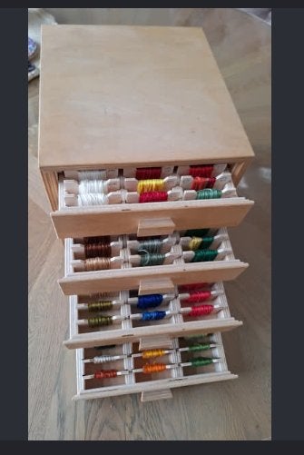 gezocht deze borduur naai kastjes, Enlèvement ou Envoi, Comme neuf, Broderies à la main, Fil à broder ou Soie