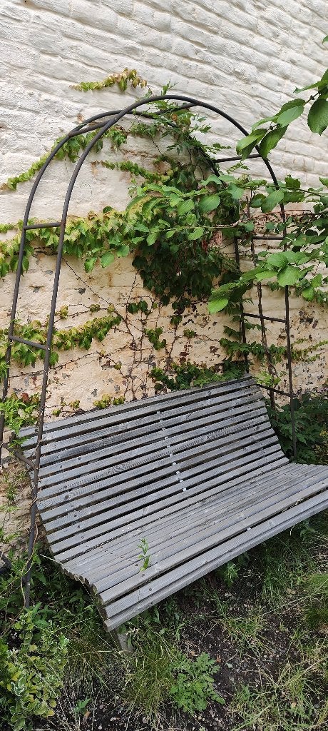 Banc+Arche jardin, Enlèvement, Comme neuf, Bois