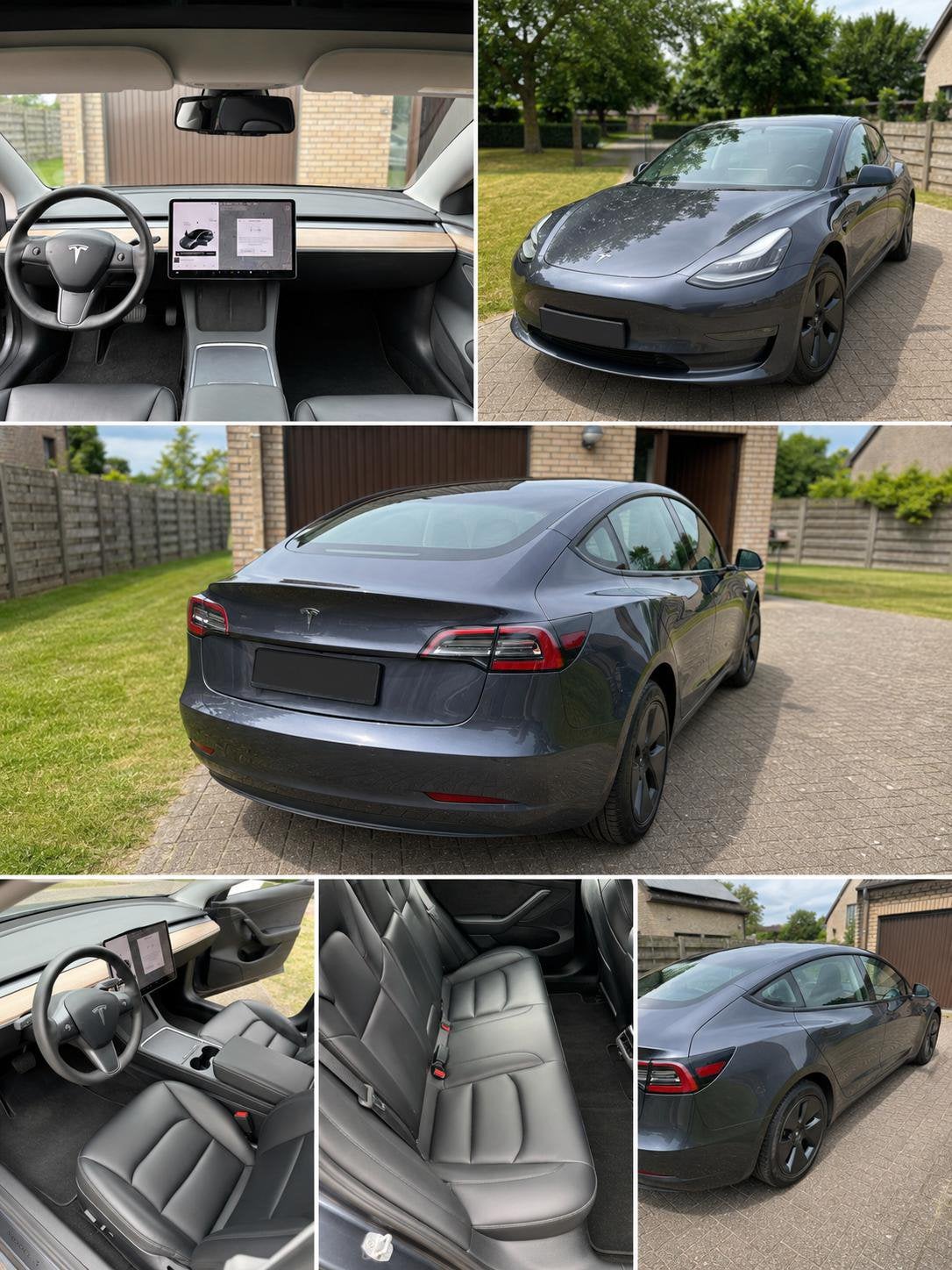 Tesla model 3 dual motor NIEUW ACCUPAKKET, Auto's, Tesla, Automaat, 4 deurs, Leder, Elektrisch