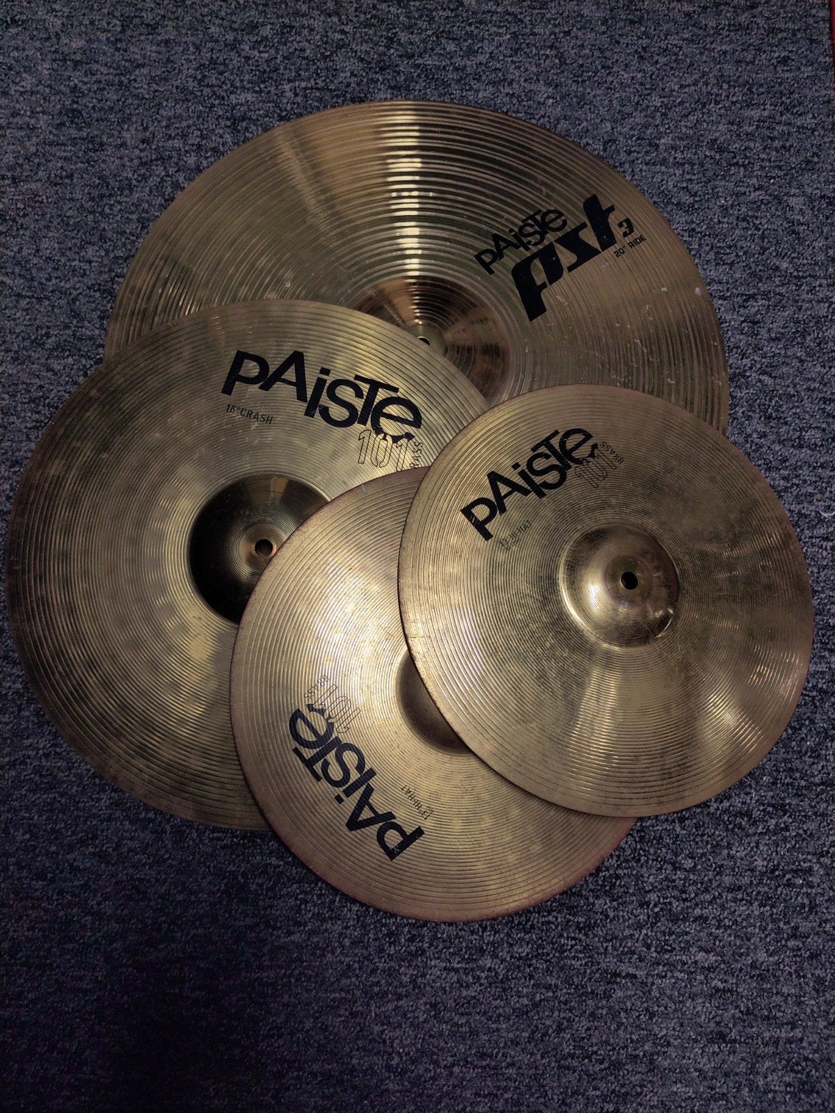 Paiste cymbalenset (voor beginners), Muziek en Instrumenten, Drumstellen en Slagwerk, Ophalen of Verzenden