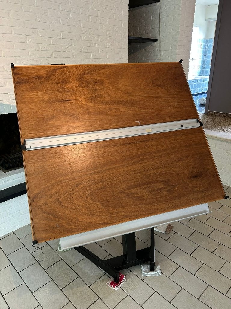 Tekentafel, Ophalen