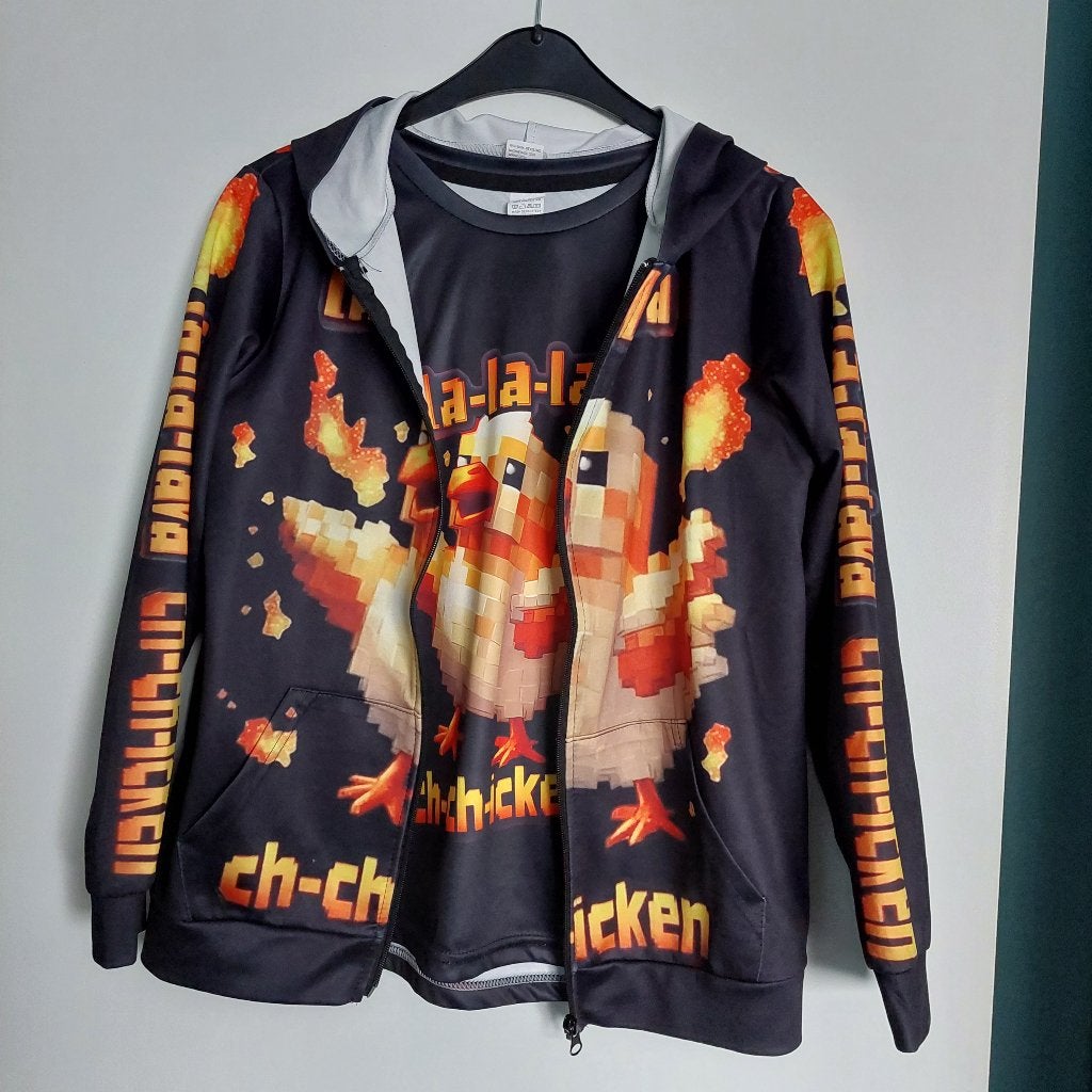 2 delig chicken set jongen mt 160/13-14j, Kinderen en Baby's, Ophalen of Verzenden, Zo goed als nieuw, Jongen, Setje