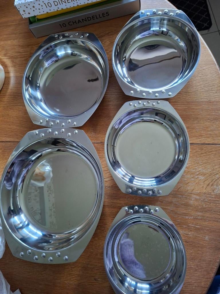 5 delige set kommen(NIEUW), Overige typen, Ophalen of Verzenden, Metaal, Nieuw