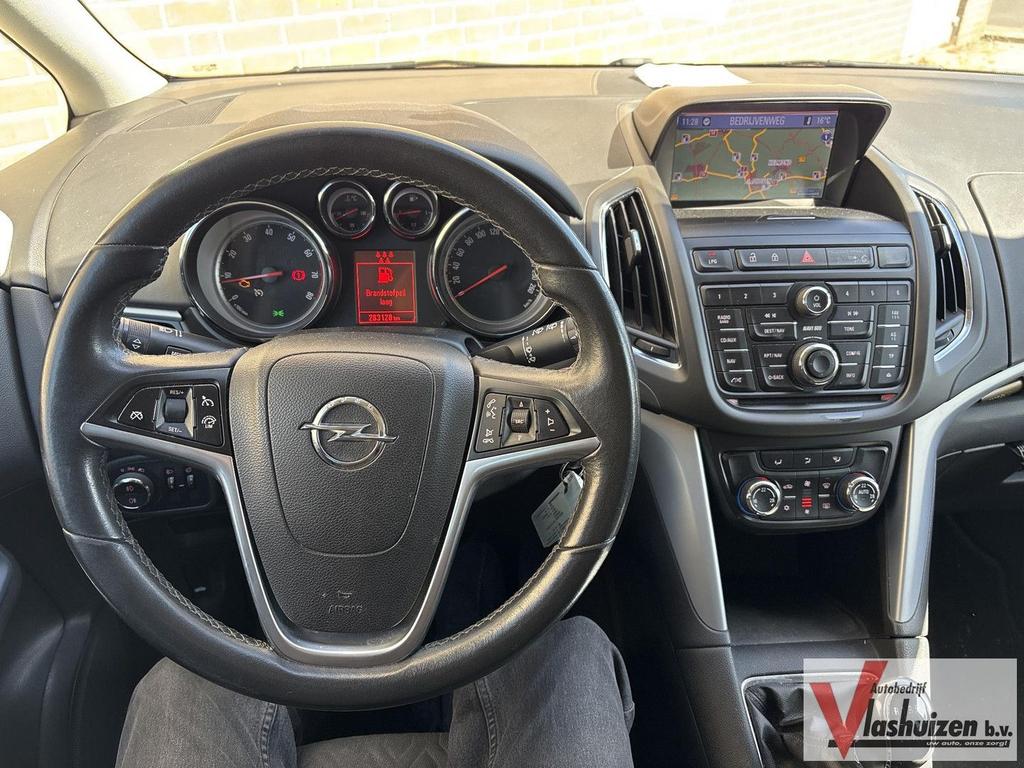 Opel Zafira Tourer 1.4 Design Edition 7p., Auto's, Opel, Monovolume, 139 g/km, Zwart, Bedrijf