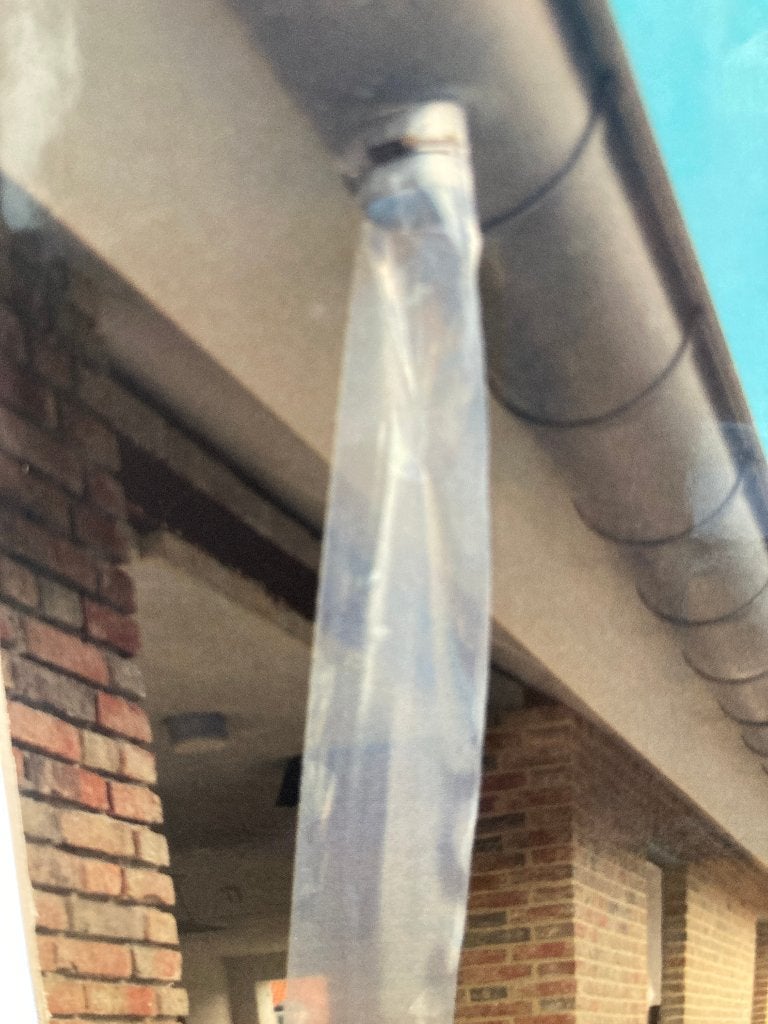 Tijdelijke HWA afvoer regenwater / rol 7,20 meter -- € 7,00, Enlèvement, Neuf, Évacuation