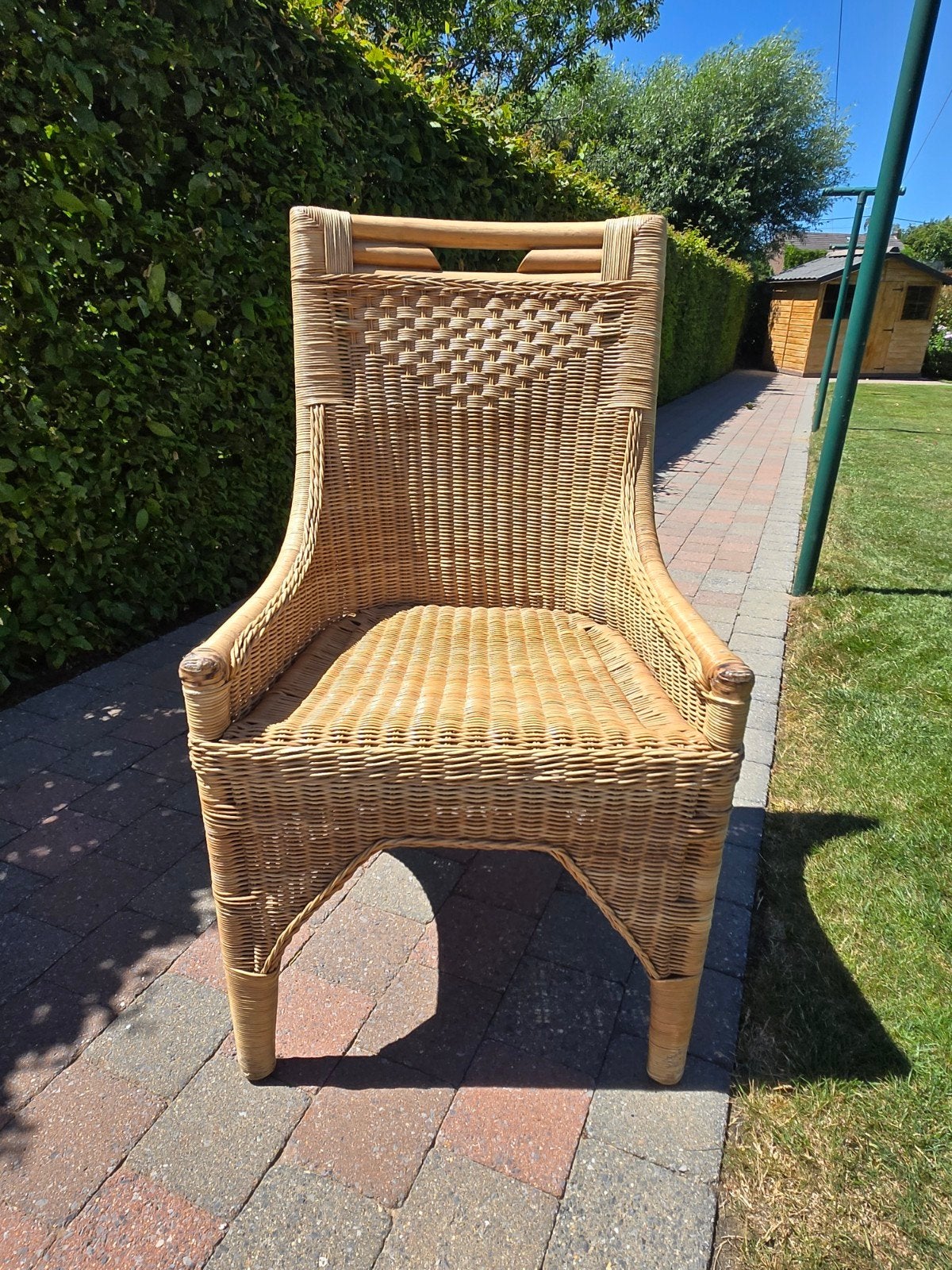 4 Rieten stoelen, Ophalen