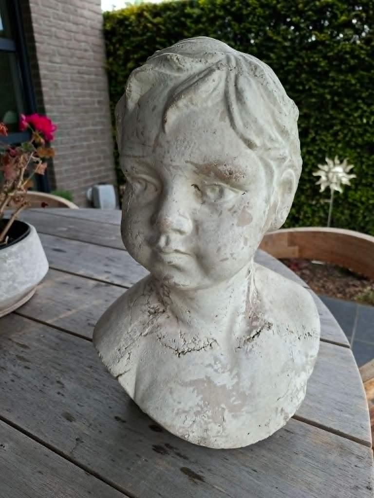 mooie buste : kinderhoofd, Pierre ou céramique, Buste, Autres sujets, Enlèvement