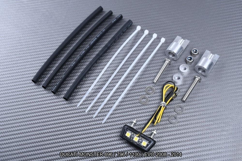 Kentekenplaathouder DUCATI MONSTER 696 796 1100 2008 - 2014, Motoren, Ophalen of Verzenden, Nieuw