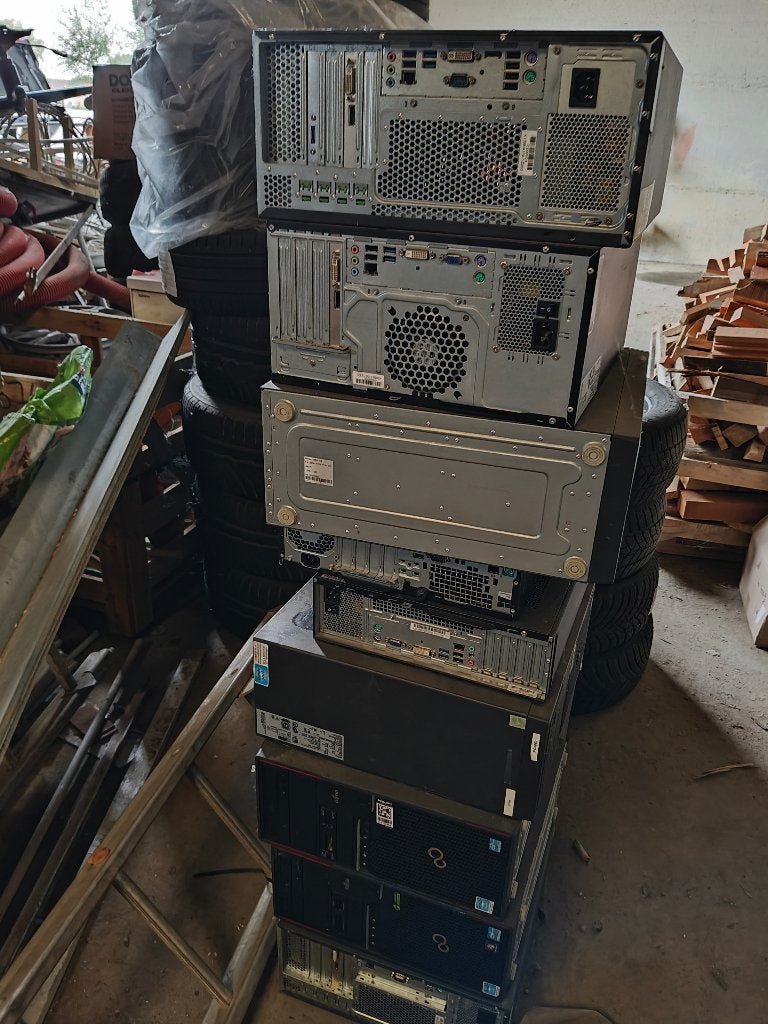 Oude computers en laptops, Ophalen, Niet werkend