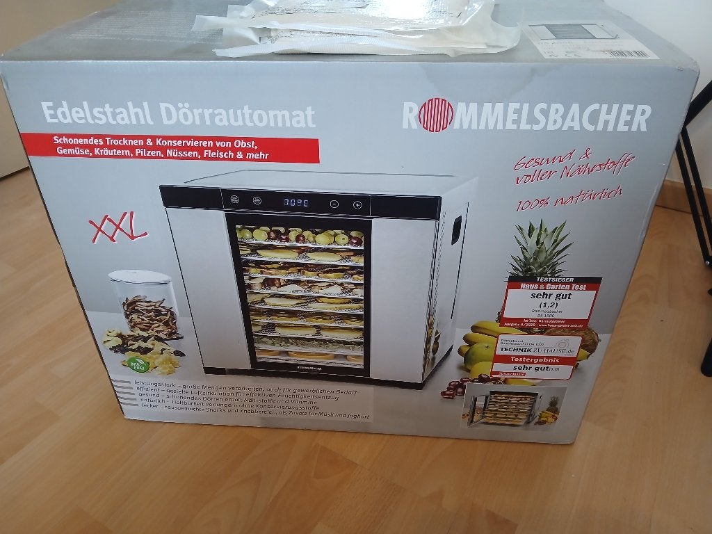 Rommelsbacher DA 1000 voedseldroger, Electroménager, Fours, Enlèvement, Neuf, Autoportant