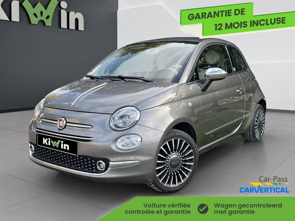 Fiat 500C 1.2i Mirror (EU6d) Clim - Cruise control, Auto's, Voorwielaandrijving, Adaptive Cruise Control, Cabriolet, Leder en Stof