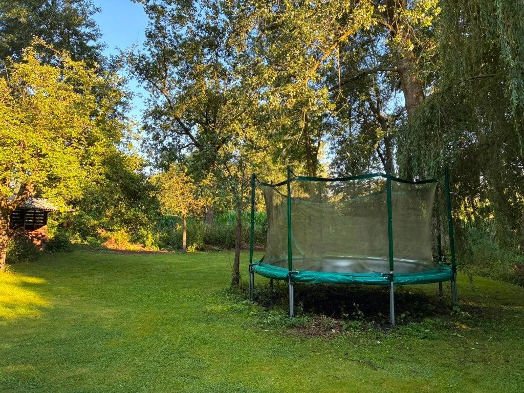Grote ronde Avyna trampoline Ø 430 cm, Kinderen en Baby's, Speelgoed | Buiten | Trampolines, Ophalen, Gebruikt