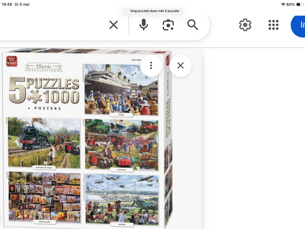 Puzzel 2 nieuwe van 1000 stukken, Enlèvement, 500 à 1500 pièces, Neuf