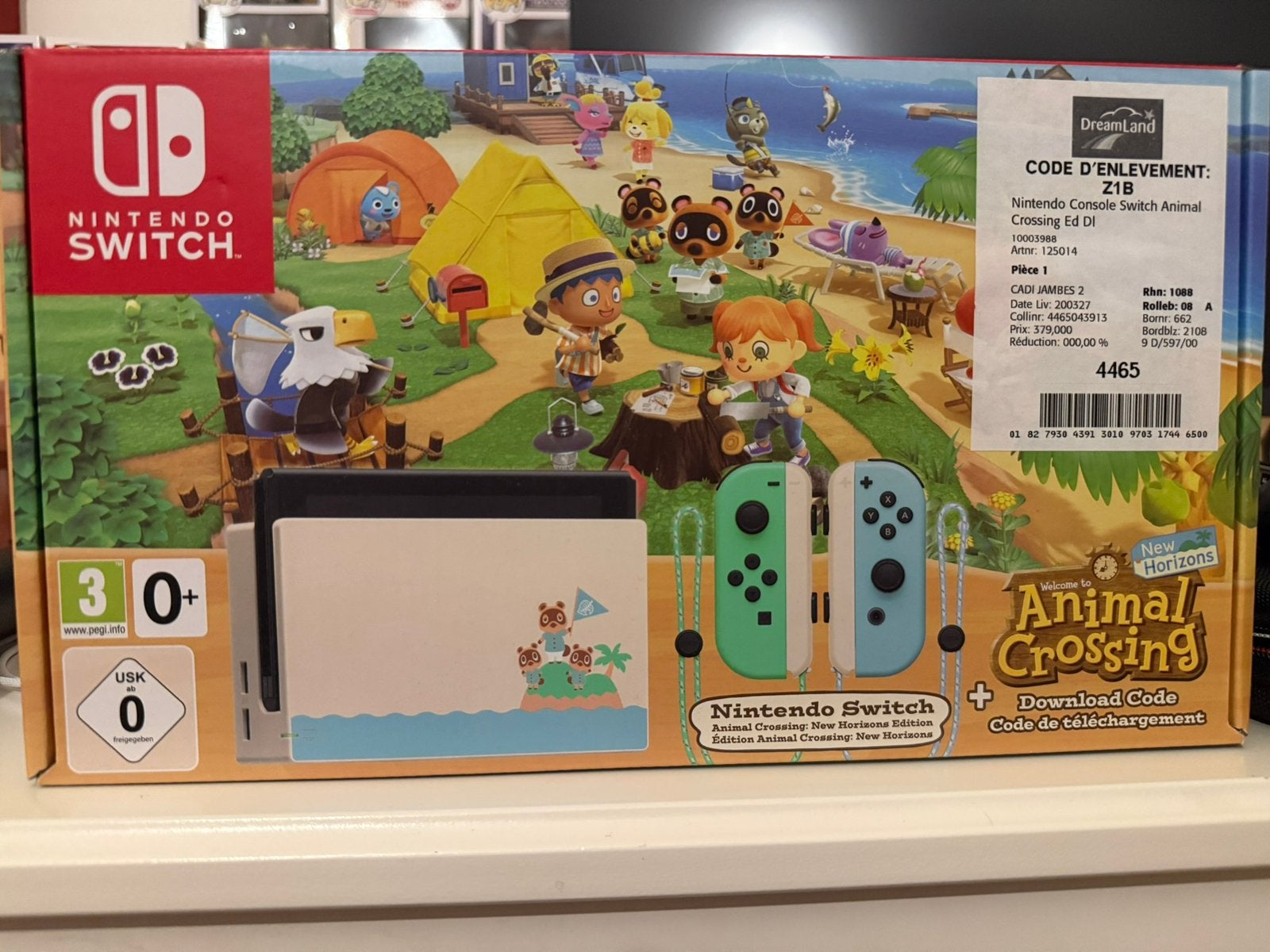 Nintendo switch 1 edition animal crossing + housse, Enlèvement, Utilisé, Switch Original