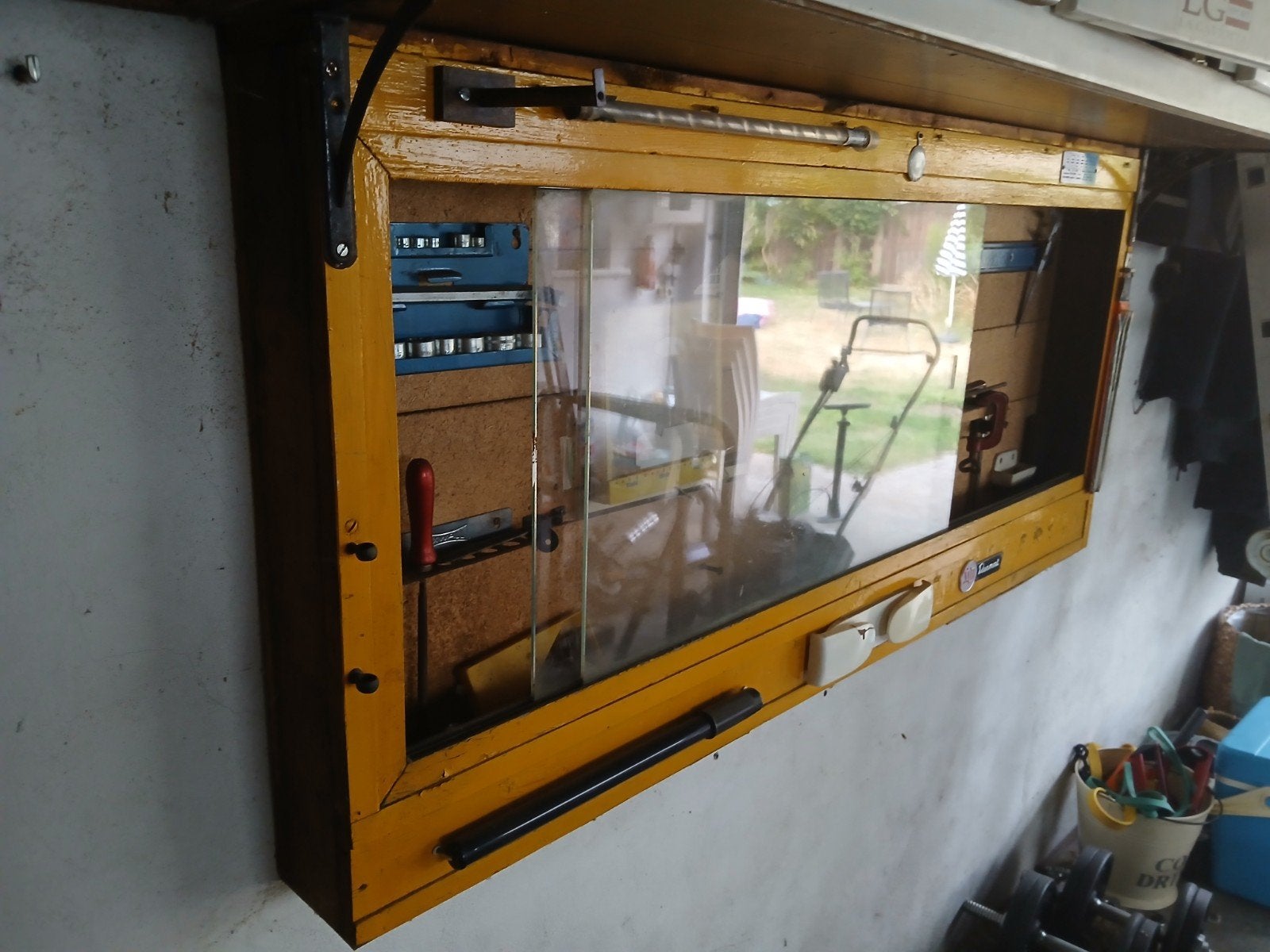 Werkplaats vitrine, Huis en Inrichting, Ophalen