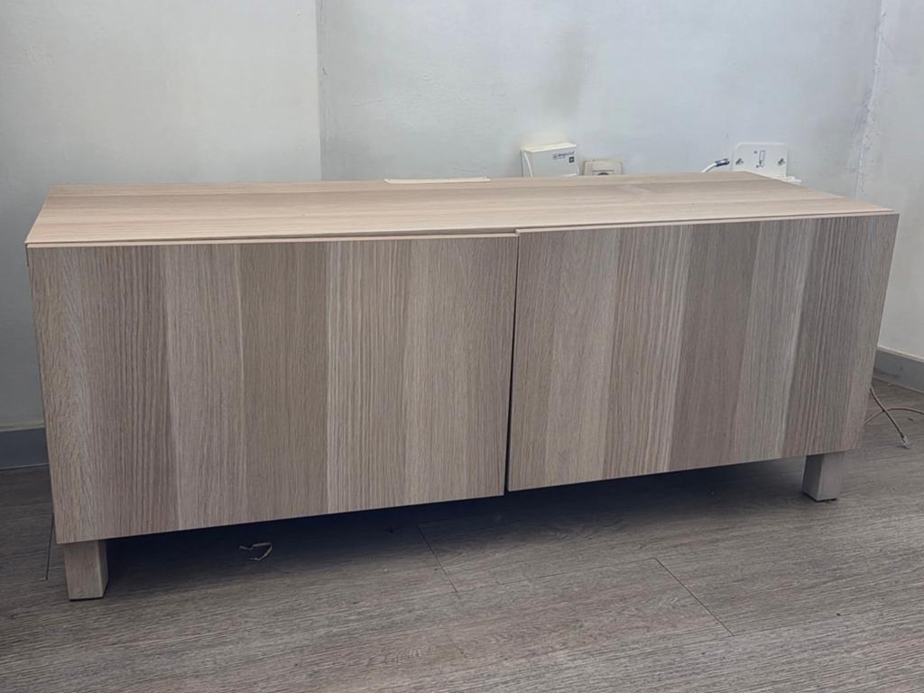 Meuble TV en chêne IKEA, Enlèvement, Comme neuf, Chêne