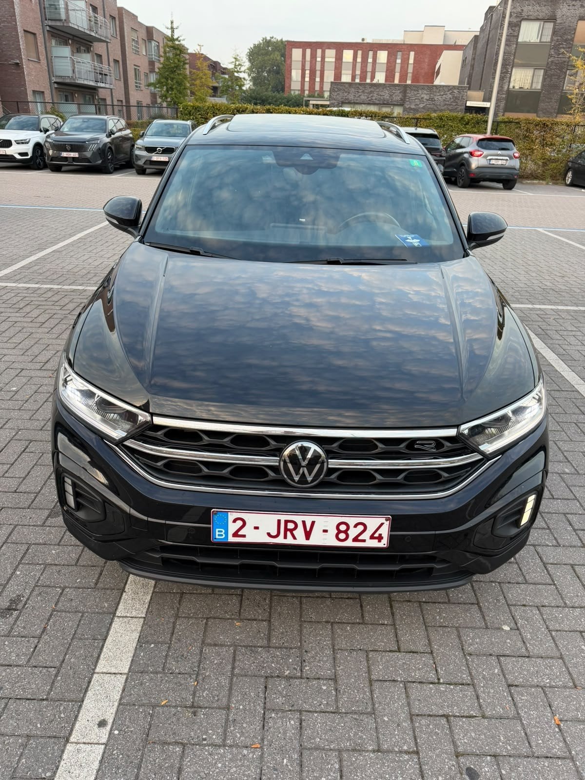 VOLKSWAGEN T-ROC 1.5TCI AUTOMAAT 2022 166000KM AC KEURING, Auto's, Euro 6, Zwart, Leder, Particulier