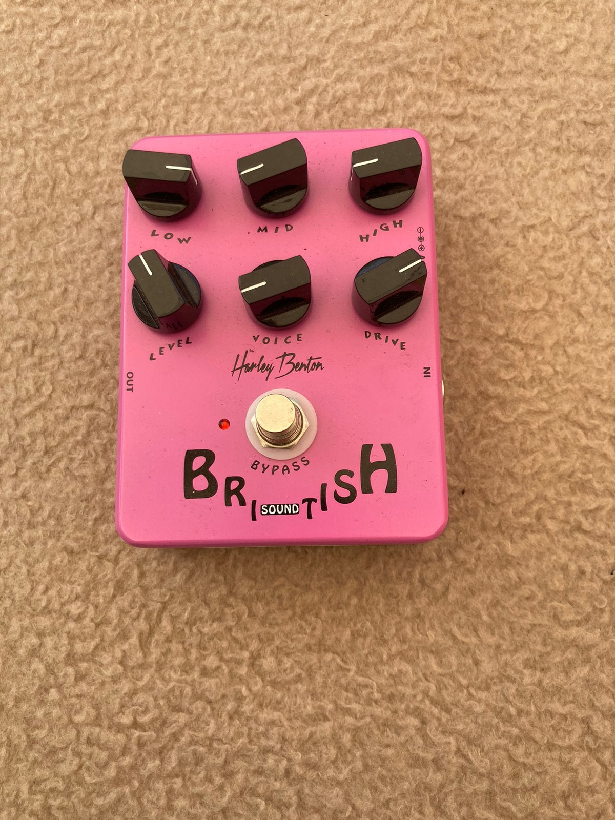 effect pedalen harley benton british  american, Musique & Instruments, Effets, Enlèvement, Comme neuf, Distortion, Overdrive ou Fuzz