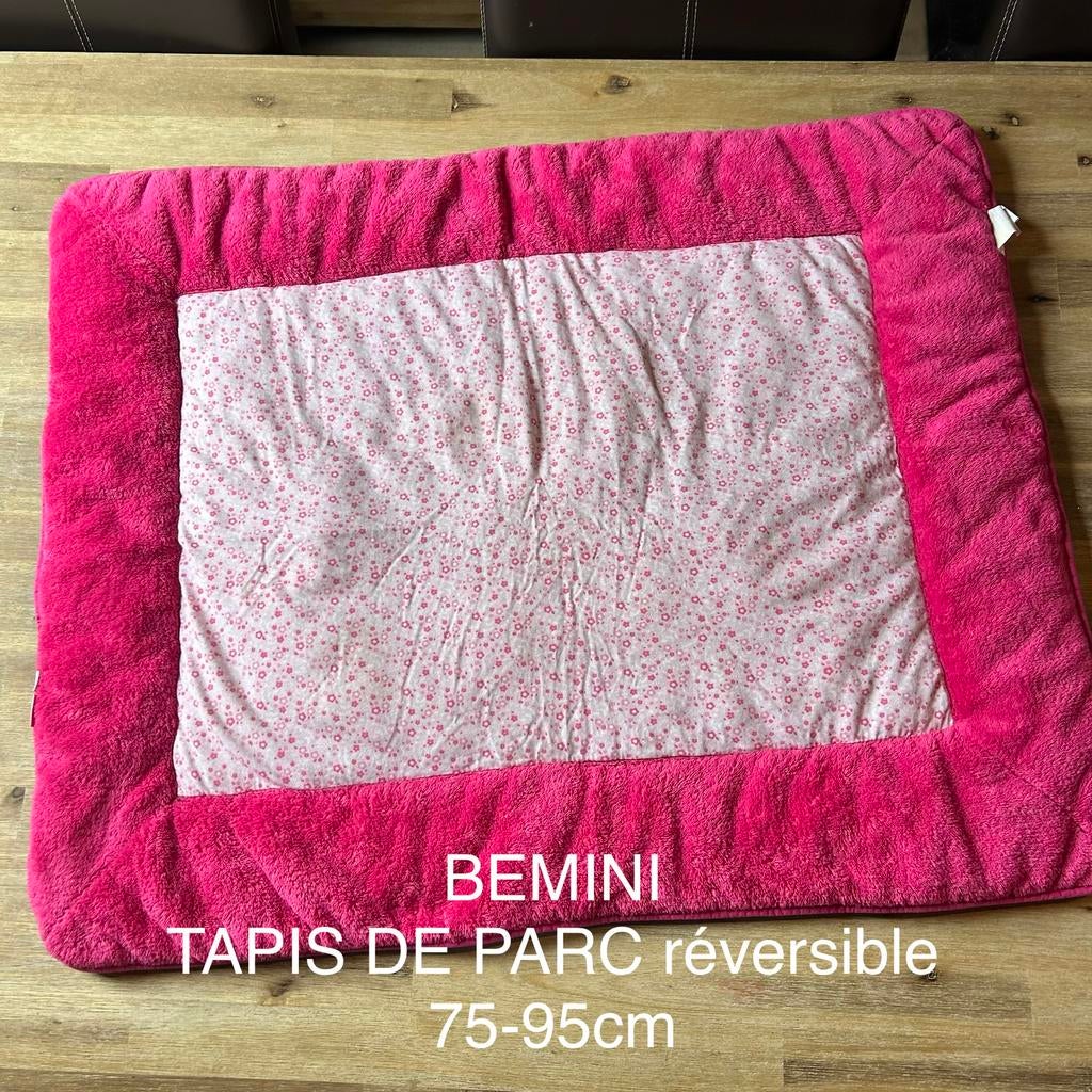 Ensemble Tapis de parc + couverture, Enfants & Bébés, Enlèvement ou Envoi, Comme neuf, Rectangulaire, Tapis de parc