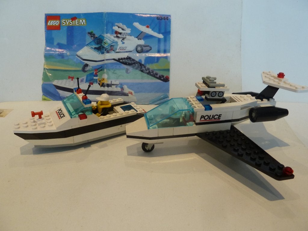 Lego Town Police 6344 Jet Speed Justice, Lego, Ensemble complet, Instructions incluses, Utilisé