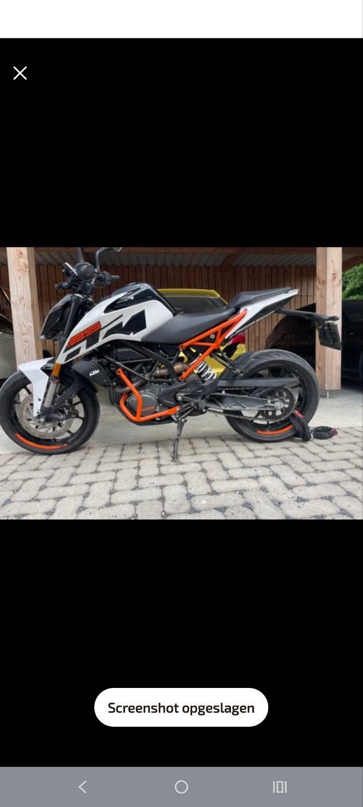 KTM DUKE 125, Ophalen, Gebruikt