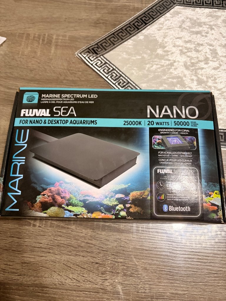 Fluval sea led aquarium, Enlèvement, Couvercle inclus, Comme neuf, Fluval