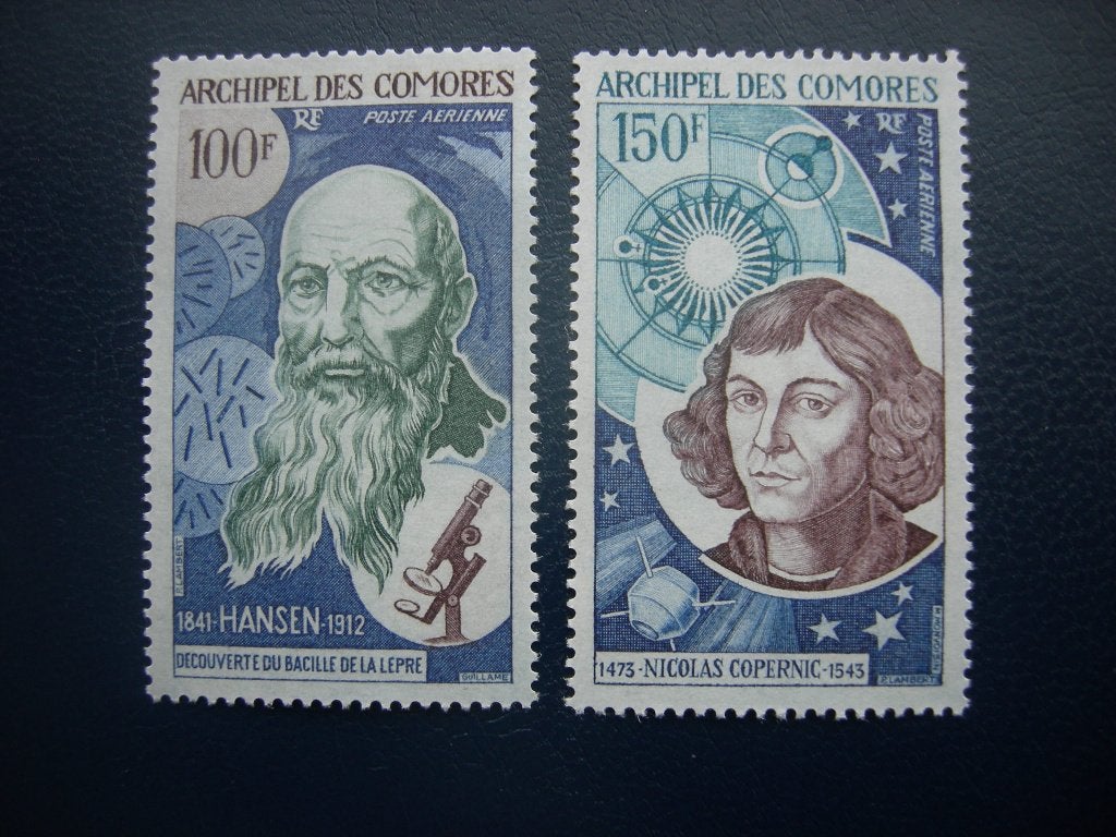 Comoren, Yvert 55/6, versheid van de post., Postzegels en Munten, Ophalen of Verzenden, Overige landen, Postfris