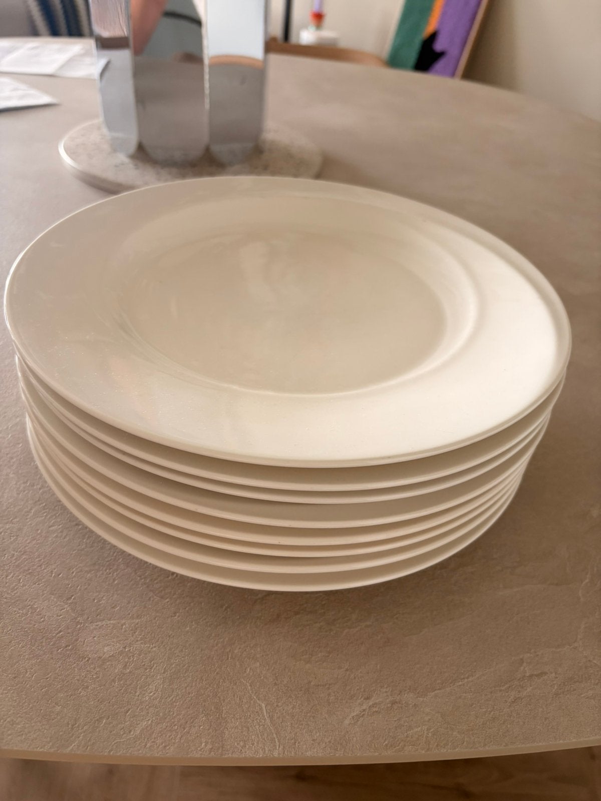 8 diner borden - gratis op te halen, Enlèvement