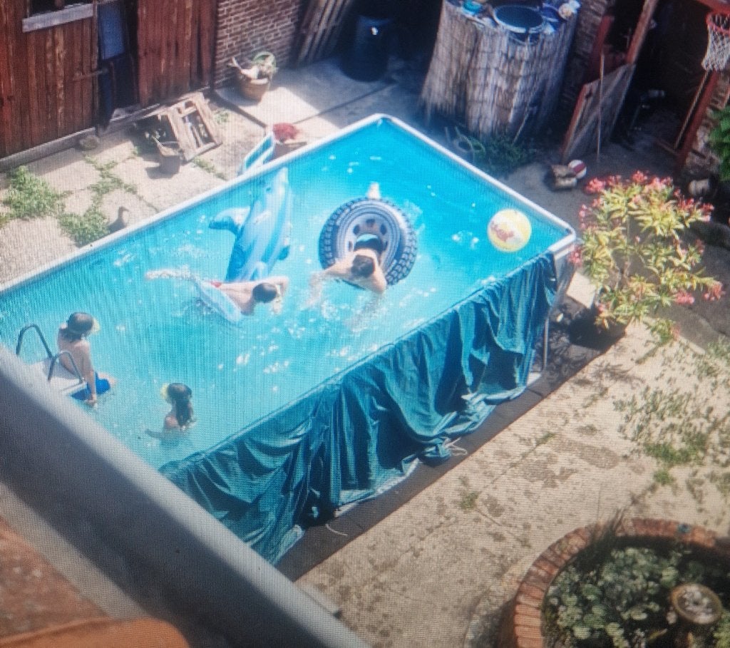 Groot zwembad intex, Ophalen, Gebruikt, 80 tot 120 cm, 300 cm of meer
