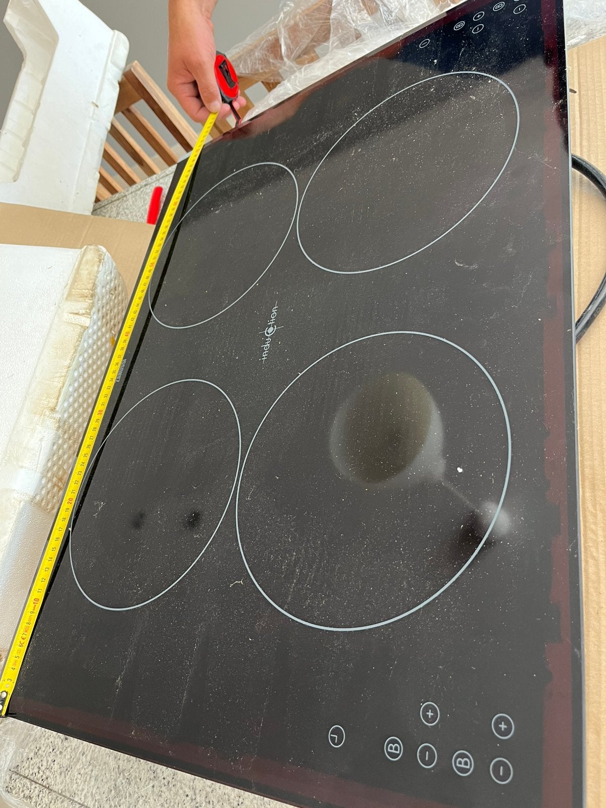 Inductie kookplaat nieuw, Elektronische apparatuur, Kookplaten, Ophalen, Inbouw, Inductie, 4 kookzones