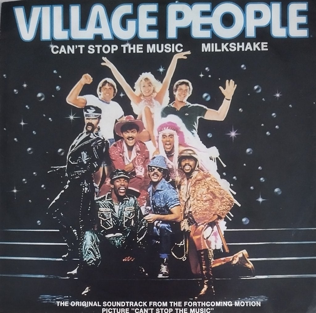 Village People - Can't stop the music, Fotohoes, 7 inch, Ophalen of Verzenden, Zo goed als nieuw