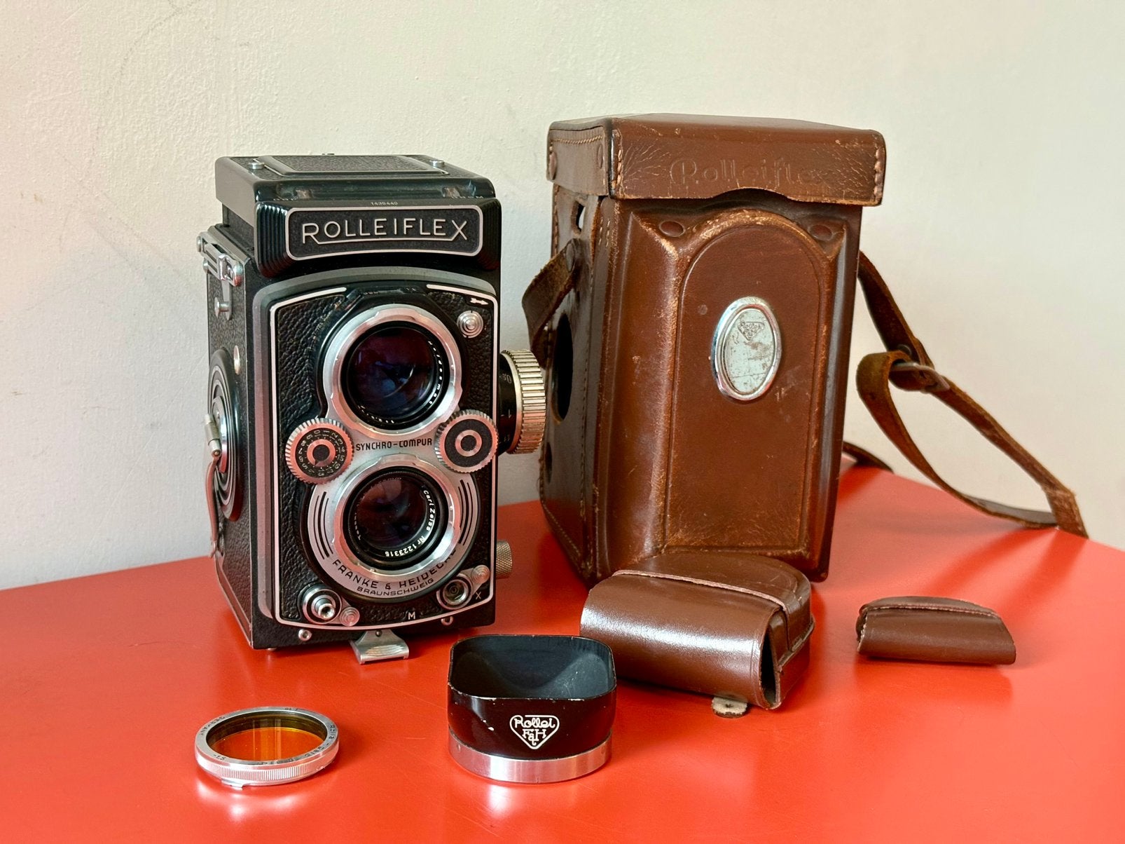Rolleiflex 3.5 E - Carl Zeiss 80mm f3.5 Tessar, Ophalen, Zo goed als nieuw