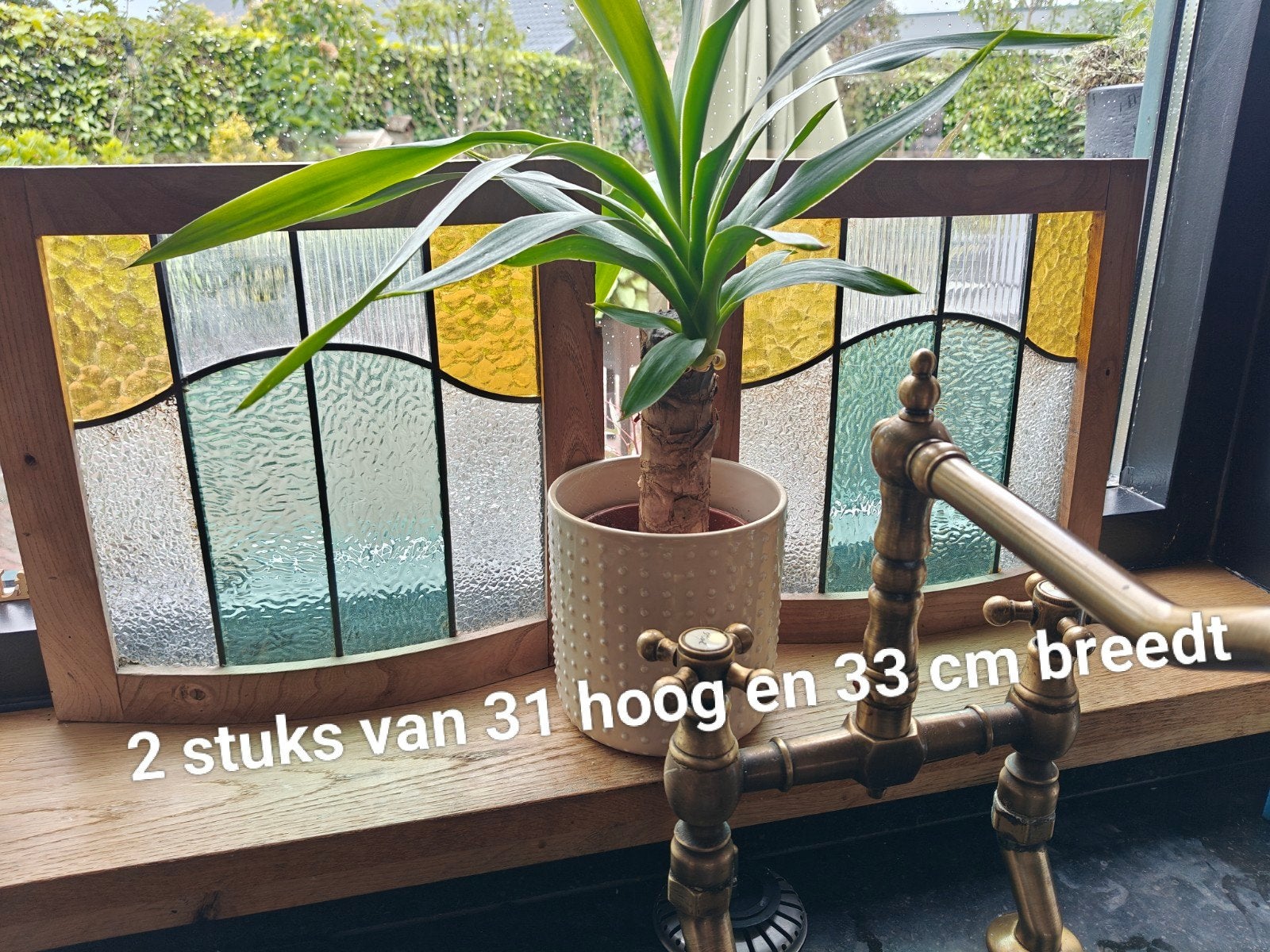 Antiek glas in lood, Ophalen