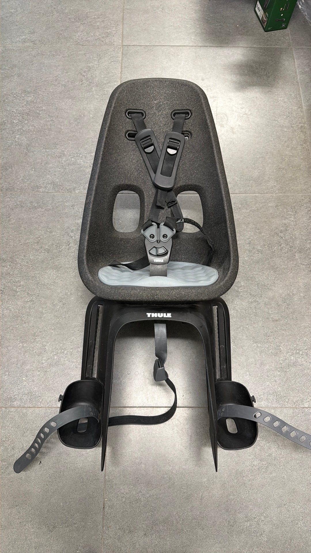 Lot draisienne et porte enfant pour vélo, Vélos & Vélomoteurs, 0 à 18 kg, Repose-pieds, Comme neuf, Enlèvement