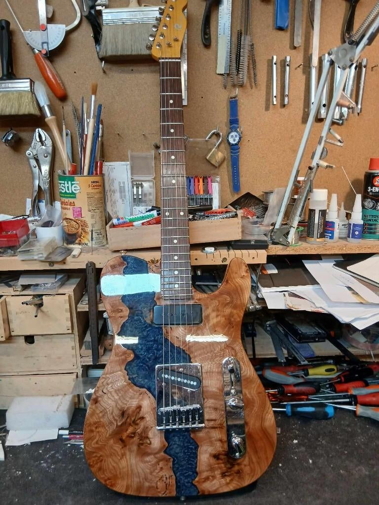 guitare de luthier inspiration telecaster, Musique & Instruments, Instruments à corde | Guitares | Électriques, Enlèvement, Neuf