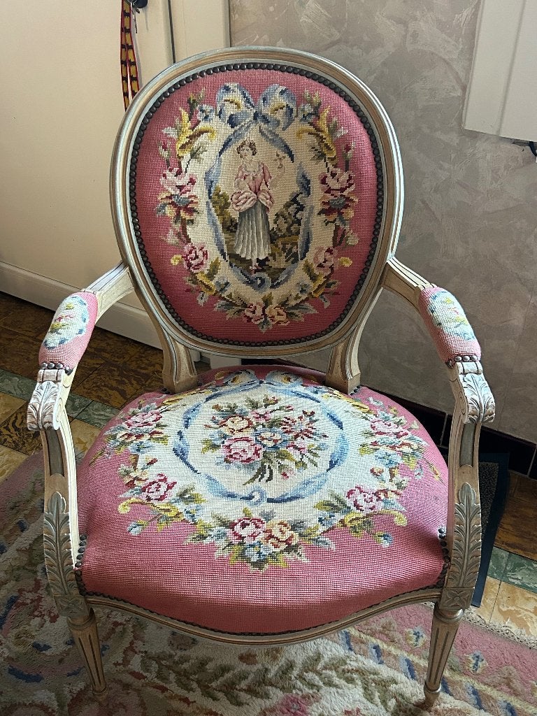 Fauteuil, Huis en Inrichting, Ophalen, Louis XVI, Minder dan 75 cm, Zo goed als nieuw