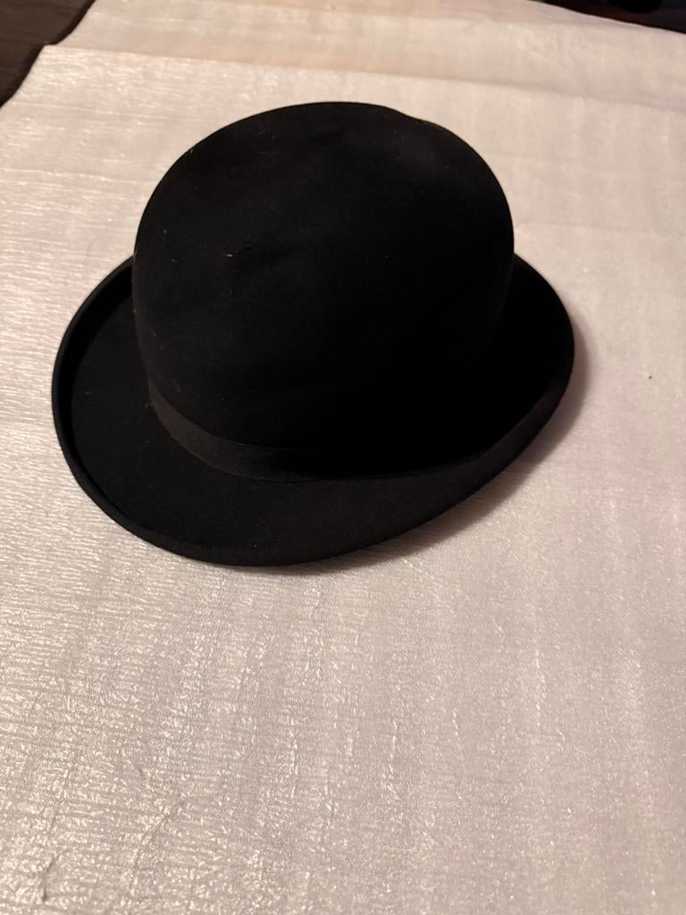 Vintage bolhoed / bowler hat –Royal” – klassiek & stijlvol, Ophalen, Zo goed als nieuw