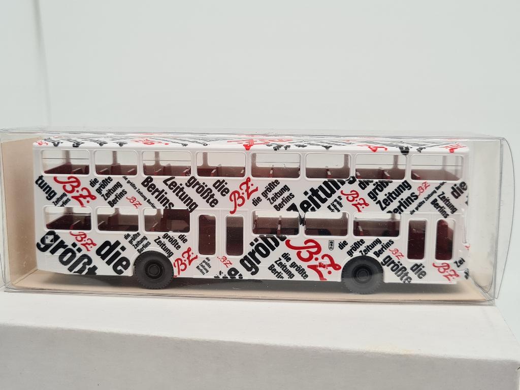 Autobus urbain à deux étages MAN SD200 Berlin - Wiking 1/87, Hobby & Loisirs créatifs, Voitures miniatures | 1:87, Envoi, Comme neuf