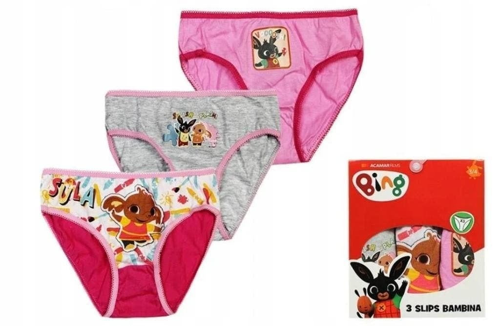 Bing Konijn Onderbroeken (set van 3) - Maat 110/116, Kinderen en Baby's, Nacht- of Onderkleding, Meisje, Nieuw, Bing