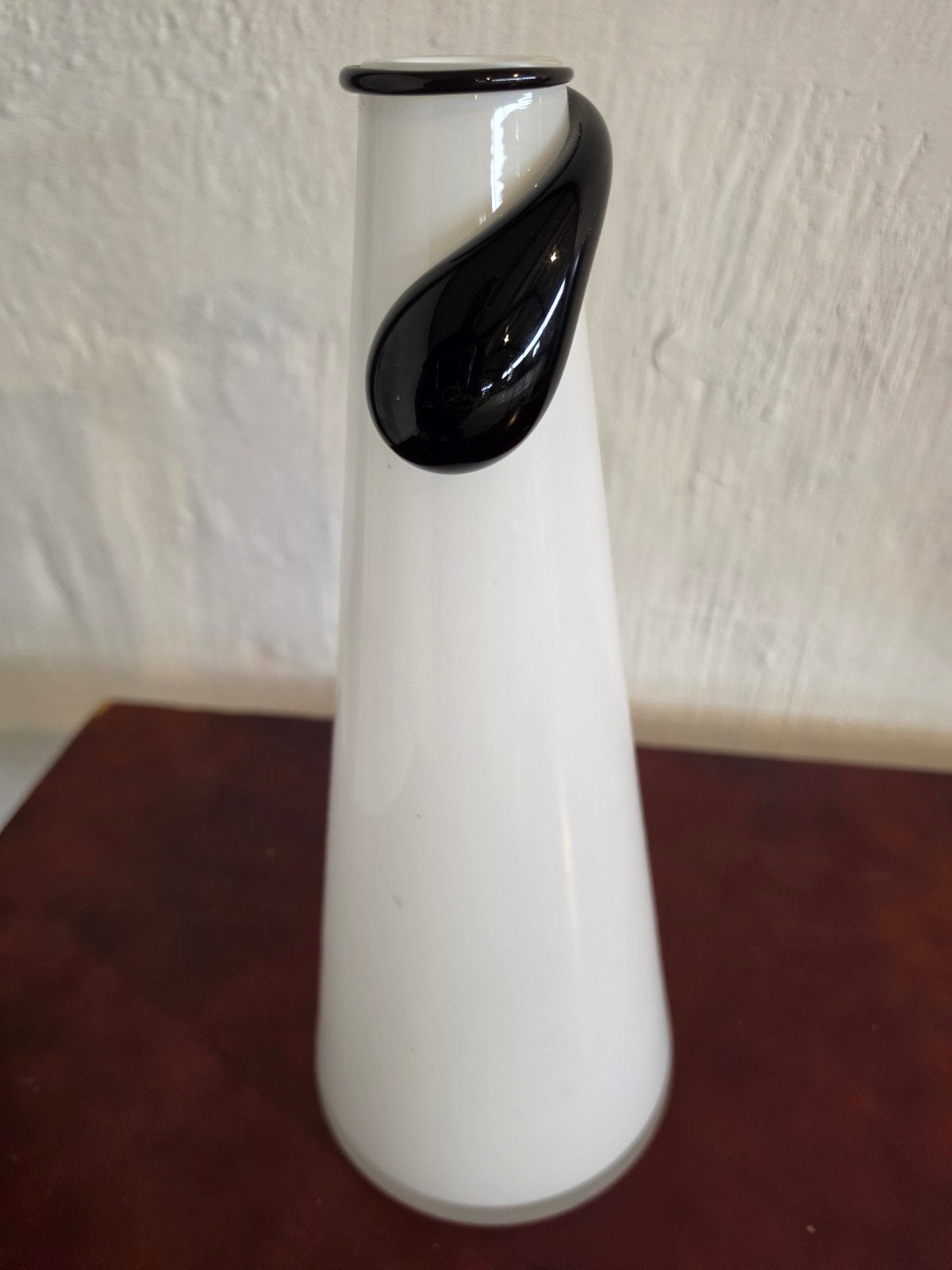 Design vaas, Huis en Inrichting, Woonaccessoires | Vazen, Ophalen of Verzenden, Wit, Glas
