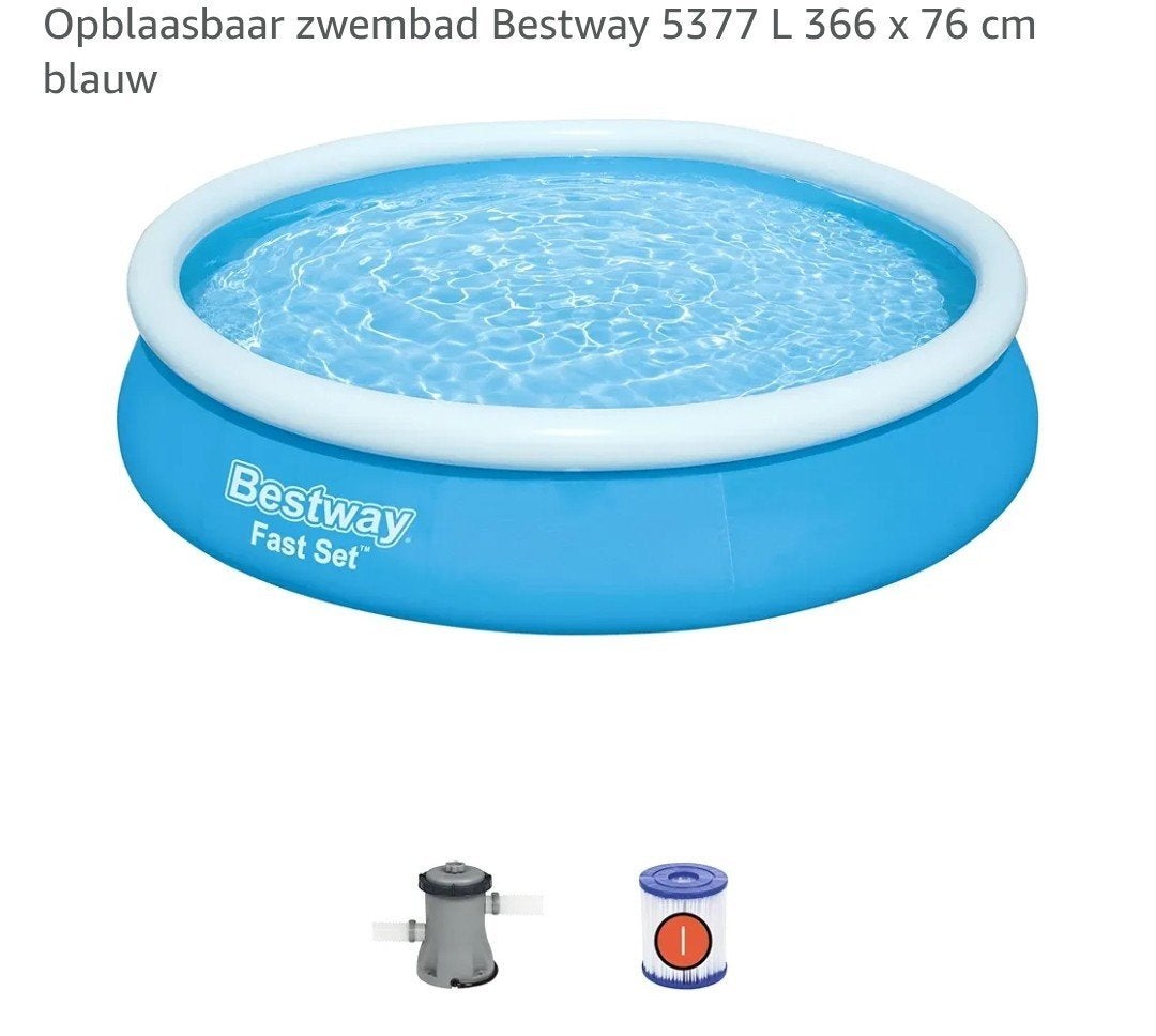 Piscine Bestway 366×75, Enlèvement