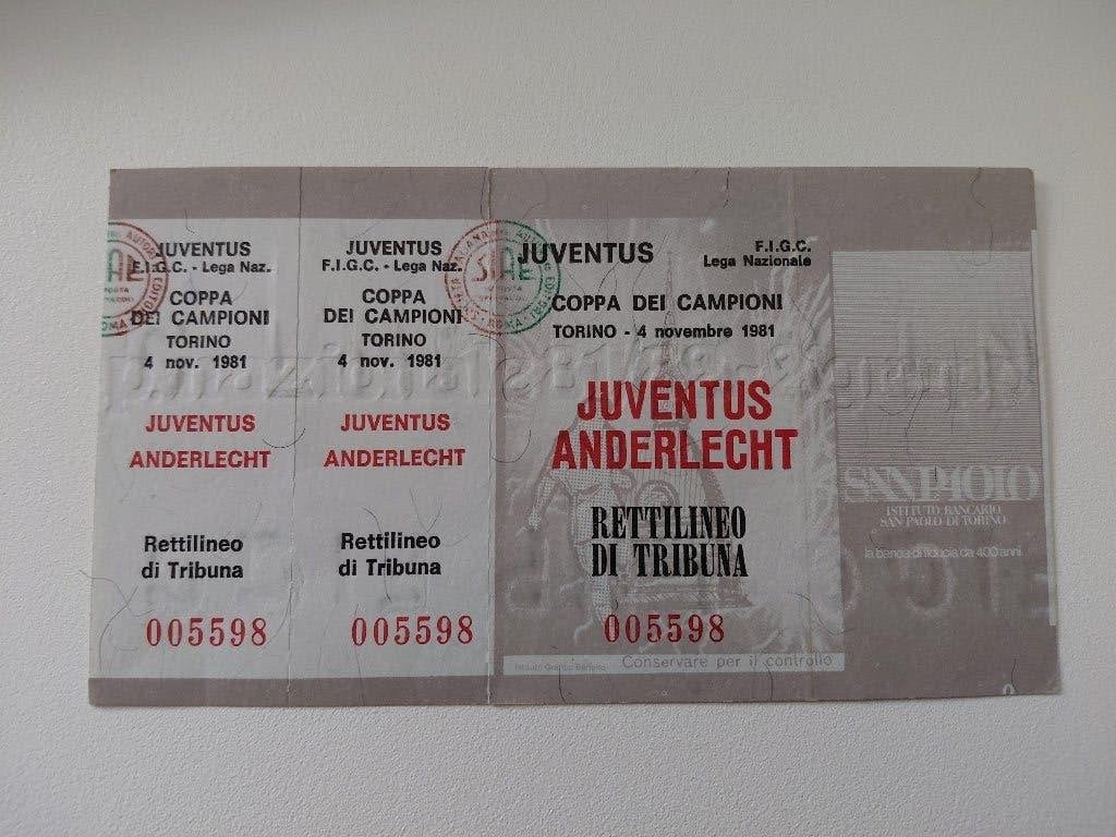 Vintage - Ticket match de Football - RSC Anderlecht, Tickets & Billets, Novembre