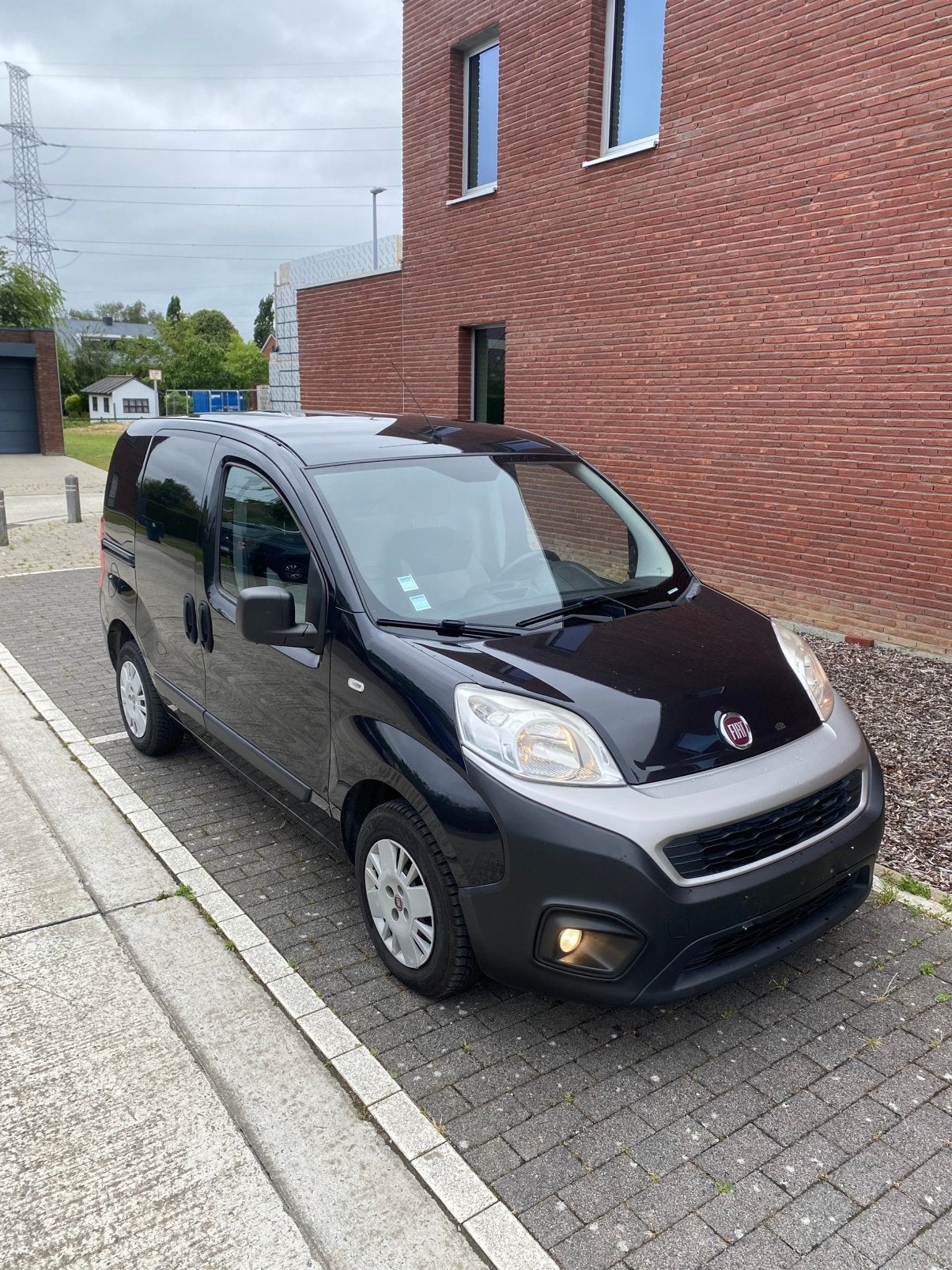 Mooie Fiat Fiorino/ Qubo / 114.000km’s / 2017, Auto's, Voorwielaandrijving, USB, Zwart, Grijs