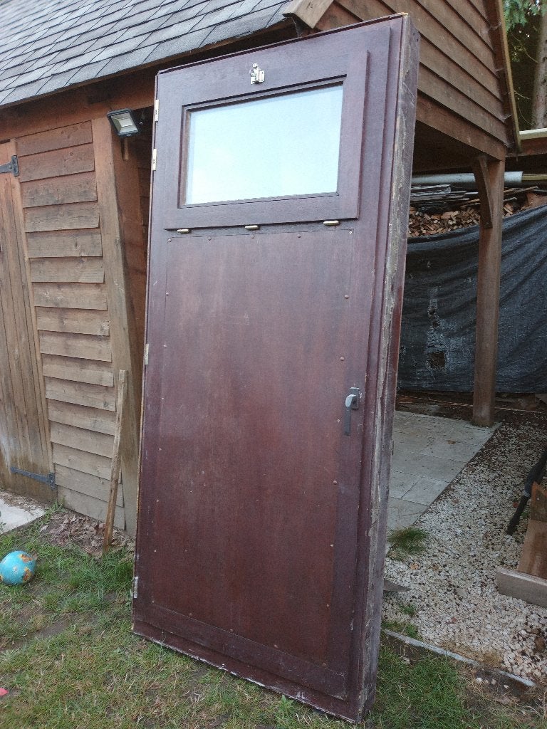 houten raam en deur, Ophalen, Gebruikt, Overige typen, Dubbelglas