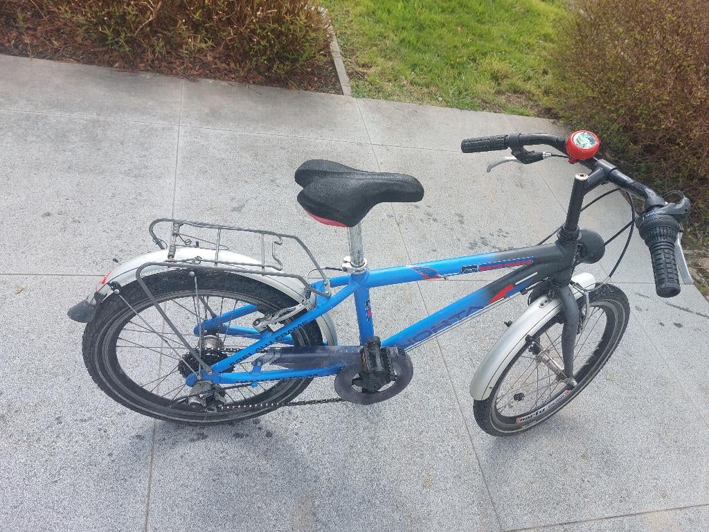 goede blauwe kinderfiets van Norta, Fietsen en Brommers, Fietsen | Jongens, Ophalen, Gebruikt, Velgrem, 16 inch