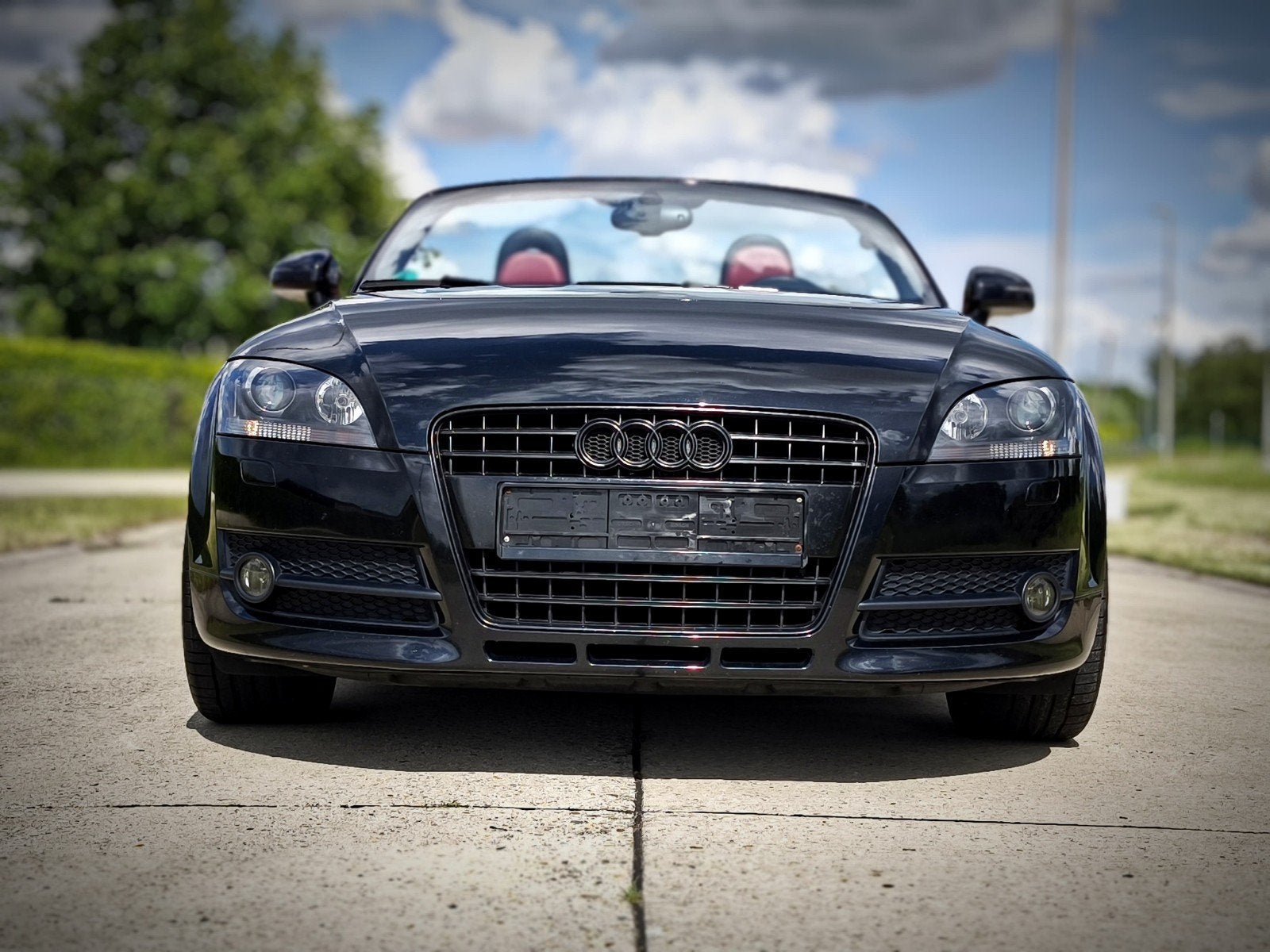 Audi TT cabrio Rood leder Xenon 19 inch, Cuir, Entreprise, Essence, Noir