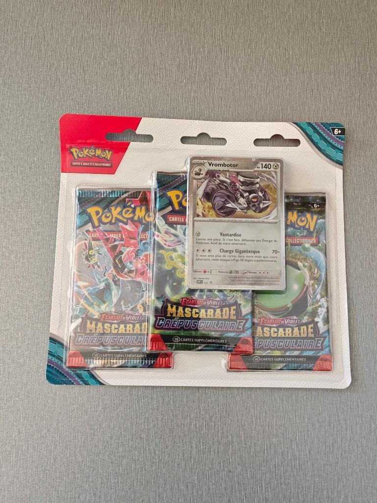 Pokémon Pack 3 Boosters Mascarade Crépusculaire, Hobby & Loisirs créatifs, Enlèvement ou Envoi, Neuf, Booster