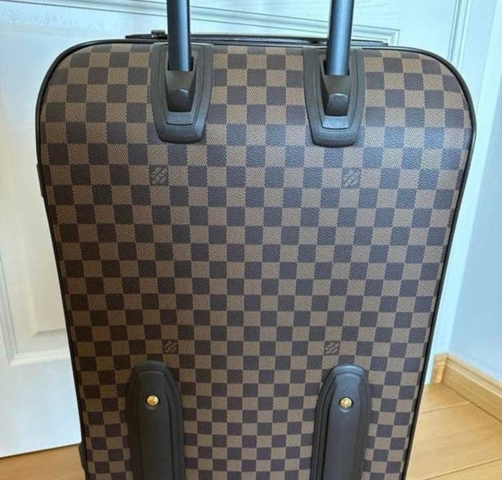 Louis Vuitton koffer (60 Damier), Handtassen en Accessoires, Koffers, Gebruikt, Leer, 50 tot 60 cm, Wieltjes, Ophalen